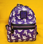 Loungefly Disney NBC ZERO Purple AOP GIow-in-the-Dark Mini Backpack