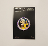 Pixar UP Carl and Dug Grape Soda Cap Portrait Enamel Pin