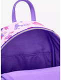 Loungefly Disney The Sword In The Stone Madam Mim AOP Pink Mini Backpack