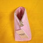Juicy Couture Pink Velvet Crown Heart JC Monogram Makeup Cosmetic Travel Bag