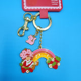 Loungefly Strawberry Shortcake Custard Rainbow Keychain Charm