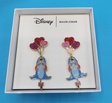 Disney Baublebar Eeyore Heart Balloon Valentines Day Drop Dangle Earrings