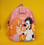 Loungefly Disney A Goofy Movie Max & Roxanne Dandelion Pink Mini Backpack