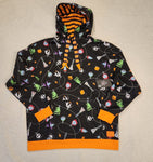 NBC Christmas Tree String Ornaments Unisex Hoodie Size Large