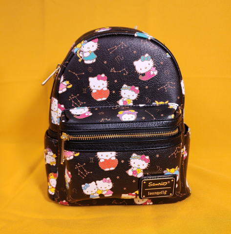 Loungefly Sanrio Hello Kitty Zodiac Constellation AOP Astrology Mini Backpack