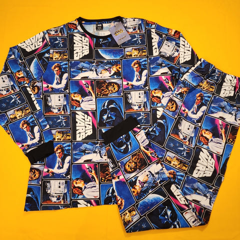 Cakeworthy Star Wars PJ's Set Blue Pajamas Size 2XL