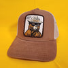 Smokey Bear Trucker Hat Snap Back Patch Brown You Can Prevent Wildfires Hat