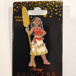 Moana Stand Holding Oar Enamel Pin