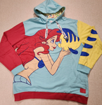 Princess Ariel & Flounder the Little Mermaid Hoodie XL