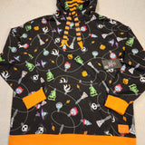NBC Christmas Tree String Ornaments Unisex Hoodie Size Large