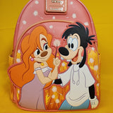Loungefly Disney A Goofy Movie Max & Roxanne Dandelion Pink Mini Backpack