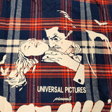 Cakeworthy Universal Monsters Dracula Flannel Blue Red Halloween Shirt 2XL