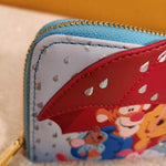 Loungefly Disney Winnie The Pooh & Friends Rainy Day Zip Around Wallet NEW