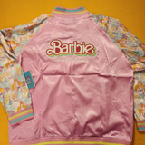 Barbie 65th Anniversary Unisex Bomber Jacket Pink 2XL