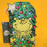 Loungefly Dr. Seuss How the Grinch Stole Christmas! Tree Glitter Zip Wallet
