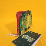 Loungefly Dr. Seuss How the Grinch Stole Christmas! Tree Glitter Zip Wallet