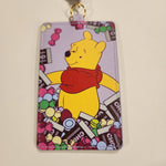 Winnie the Pooh Candy Chocolate Retractable Lanyard ID Holder