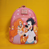 Loungefly Disney A Goofy Movie Max & Roxanne Dandelion Pink Mini Backpack