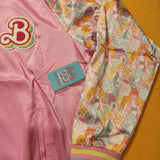 Barbie 65th Anniversary Unisex Bomber Jacket Pink 2XL