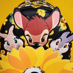 Loungefly Disney Bambi Thumper Flower Sunflower Characters Mini Backpack