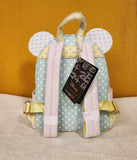 Minnie Mouse Pastel Polka Dot Ears Bow Mini Backpack
