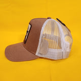Smokey Bear Trucker Hat Snap Back Patch Brown You Can Prevent Wildfires Hat