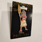 Moana Stand Holding Oar Enamel Pin