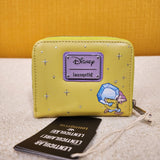 Dopey Dwarf Gem Eyes Diamonds Snow White Zip Around Wallet