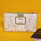 Loungefly Disney Peter Pan Tinker Bell Floral Allover Print Flap Wallet