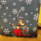 Loungefly Dr. Seuss How the Grinch Stole Christmas! Tree Glitter Zip Wallet