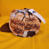 Ford Bronco Horse Embroidered Tapestry Snapback Hat Captain Rope Brown