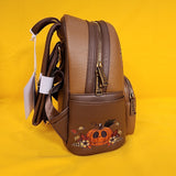 Loungefly Disney NBC Zero & Fall Autumn Jack Pumpkin Head GID Min Backpack