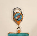 Lilo & Stitch Ukulele Guitar Stained Glass Retractable Lanyard