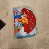 Loungefly Disney Winnie The Pooh & Friends Rainy Day Zip Around Wallet NEW