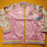 Barbie 65th Anniversary Unisex Bomber Jacket Pink 2XL