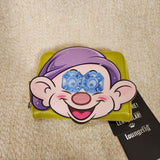 Dopey Dwarf Gem Eyes Diamonds Snow White Zip Around Wallet