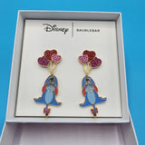 Disney Baublebar Eeyore Heart Balloon Valentines Day Drop Dangle Earrings