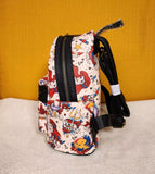 Ariel Tattoo Art AOP Print Little Mermaid Mini Backpack