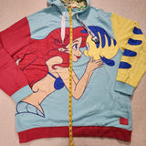 Princess Ariel & Flounder the Little Mermaid Hoodie XL