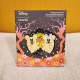 Mickey And Minnie Ghosts Sliding LE Enamel Pin Halloween