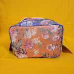 Betsey Johnson Peony Floral 6 Pack Insulated Lunch Bag Train Case Cooler