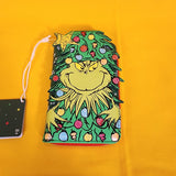 Loungefly Dr. Seuss How the Grinch Stole Christmas! Tree Glitter Zip Wallet