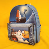Loungefly Disney The Aristocats Window Portrait Glow-in-the-Dark Mini Backpack