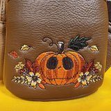 Loungefly Disney NBC Zero & Fall Autumn Jack Pumpkin Head GID Min Backpack