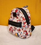 Ariel Tattoo Art AOP Print Little Mermaid Mini Backpack