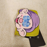 Dopey Dwarf Gem Eyes Diamonds Snow White Zip Around Wallet