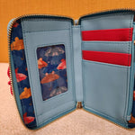Loungefly Disney Winnie The Pooh & Friends Rainy Day Zip Around Wallet NEW