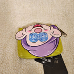Dopey Dwarf Gem Eyes Diamonds Snow White Zip Around Wallet