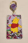 Winnie the Pooh Candy Chocolate Retractable Lanyard ID Holder