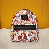 Ariel Tattoo Art AOP Print Little Mermaid Mini Backpack